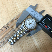 Load image into Gallery viewer, Vintage Timex Lady Dual Tone Flute Bezel Hand-Winding Mechanical Watch Hour~Date