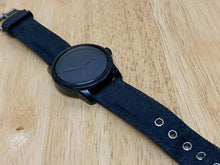 Load image into Gallery viewer, Citizen Eco-Drive E101 Mens 100m Black Fabric Analog Quartz Watch Hours~Day Date