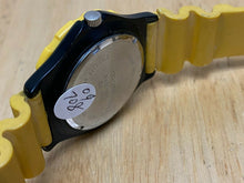 Load image into Gallery viewer, VTG Gruen Men Lady 50m Moving Bezel Yellow Black Quartz Watch Hours~New Battery