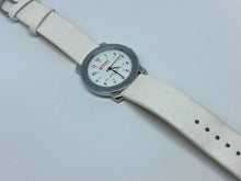Load image into Gallery viewer, Unused Vintage Prestige Medical Unisex Silver Leather Quartz Watch Hour~New Batt