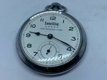 Load image into Gallery viewer, VTG Satellite Small Seconds Men Silver Hand-Wind Mechanical Pocket Watch Hours