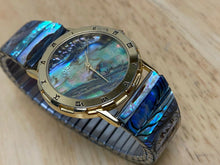 Load image into Gallery viewer, Vintage Pierre Nicol Men Abalone Stretch Roman Analog Quartz Watch Hour~New Batt