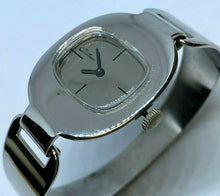 Load image into Gallery viewer, Vintage Chateau Lady Silver Cuff Bangle Mirror Hand-Wind Mechanical Watch Hours