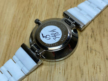 Load image into Gallery viewer, Anne Klein 12/2275 Lady Rhinestone Ceramic Analog Quartz Watch Hours~New Battery