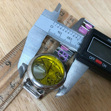 Load image into Gallery viewer, Vintage ZouZou Lady Oil Face Stretch Band Analog Quartz Watch Hours~New Battery