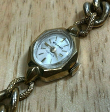 Load image into Gallery viewer, Vintage Voumard Lady 17J Gold Tone Cocktail Hand-Winding Mechanical Watch Hours