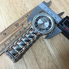 Load image into Gallery viewer, Vivani Men Lady Dual Tone Rhinestone Roman Analog Quartz Watch Hours~New Battery