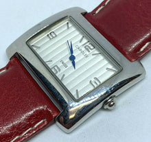 Load image into Gallery viewer, Nice Carolee Men Lady silver Leather Swiss Analog Quartz Watch Hours~New Battery