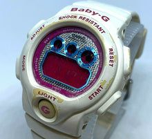 Load image into Gallery viewer, Casio Baby G-Shock BG-1005M White Purple Alarm Chrono Quartz Watch Hour~New Batt