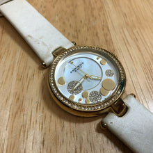 Load image into Gallery viewer, Unused Akribos XXIV Lady Real Diamond Leather Analog Quartz Watch Hours~New Batt