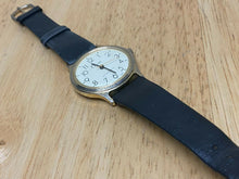 Load image into Gallery viewer, Vintage Classic Men Gold Tone Leather Band Hand-Wind Up Mechanical Watch Hours