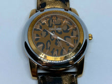 Load image into Gallery viewer, Charles Latour Men Lady Dual Tone Leather Analog Quartz Watch Hours~New Battery