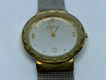 Load image into Gallery viewer, Skagen Denmark Men Lady 30m Dual Tone Analog Quartz Watch Hour~Date~New Battery