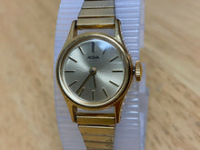 Load image into Gallery viewer, Vintage Acqua-Timex Lady Gold Tone Stretch Band Hand-Wind Mechanical Watch Hours