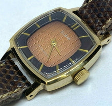 Load image into Gallery viewer, VTG SLAVA Lady 17 Jewels 10 Micron Gold Plated Hand-Wind Mechanical Watch Hours