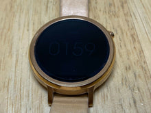 Load image into Gallery viewer, Motorola MOTO 360 Smartwatch Lady Gold Tone Leather Pedometer Smart Watch Hours