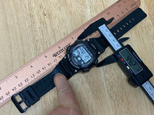 Load image into Gallery viewer, Casio W-735H Mens 100m Black Digital Vibration Alarm Quartz Watch Hours~New Batt