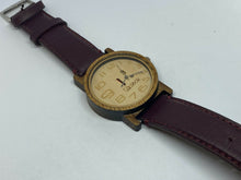 Load image into Gallery viewer, Mexico Made Mens Solid Wood Leather Band Analog Quartz Watch Hours~New Battery