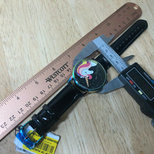 Load image into Gallery viewer, Unused Betsey Johnson Lady 3D Pony Rainbow Analog Quartz Watch Hours~New Battery