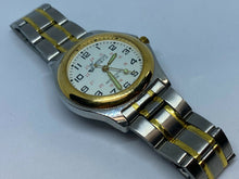 Load image into Gallery viewer, American Force Men Dual Tone Military Dial Analog Quartz Watch Hours~New Battery