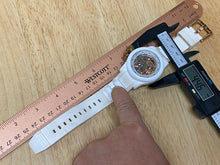 Load image into Gallery viewer, Invicta 1827 Men Lady 50m White Ceramic Hand-Wind Mechanical Analog Watch Hours