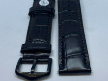 Load image into Gallery viewer, Original Fossil Genuine Dark Brown Leather Built-in Pins Watch Strap Band~22 mm