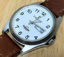 Load image into Gallery viewer, Vintage Berenger Sting Ray Men 100m Silver Analog Quartz Watch Hours~New Battery
