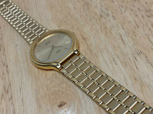Load image into Gallery viewer, Vintage Seiko SX V701-6K00 Men Gold Tone Thin Analog Quartz Watch Hours~New Batt