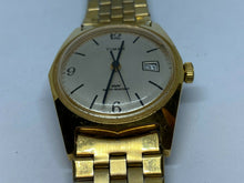 Load image into Gallery viewer, Vintage Timex Sprite Men Gold Tone Stretch Hand-Wind Mechanical Watch Hours~Date