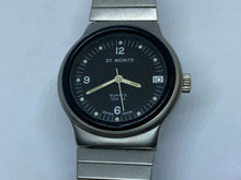 Load image into Gallery viewer, Vintage St Moritz Brevet Men100m Swiss Analog Quartz Watch Hour~Date~New Battery