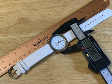 Load image into Gallery viewer, Unused Vintage Prestige Medical Unisex Silver Leather Quartz Watch Hour~New Batt