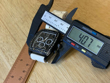 Load image into Gallery viewer, Lanciani Men Lady Black Barrel Analog Quartz Chronograph Watch Hours~New Battery