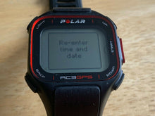 Load image into Gallery viewer, Polar RC3 Mens Black Digital GPS Fitness Tracker Quartz Smart Watch Hours