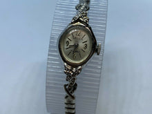 Load image into Gallery viewer, VTG Gruen Lady 4 Diamonds 10k GF Band Cocktail Hand-Wind Mechanical Watch Hours