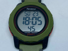 Load image into Gallery viewer, Armitron 40/8274 Men Green Large Display Digital Alarm Chrono Watch Hour~New Bat
