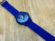 Load image into Gallery viewer, Unused Three Olives Vodka Mens Blue Gray Analog Quartz Watch Hours~New Battery