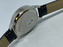 Load image into Gallery viewer, Unused DF Lady Silver Textured Dial Leather Analog Quartz Watch Hour~New Battery