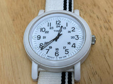 Load image into Gallery viewer, Timex Indiglo Men Military Dial White Ultra Light Quartz Watch Hours~New Battery