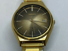 Load image into Gallery viewer, Vintage Seiko 6308-8030 Men 17J Gold Plated Self-Wind Automatic Watch Hours~Date