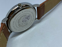 Load image into Gallery viewer, Clean MDC By Infantry Mens Silver Leather Analog Quartz Watch Hours~New Battery