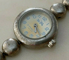 Load image into Gallery viewer, Coach Lady 30m Sterling-Tone Steel Bracelet Analog Quartz Watch Hour~New Battery