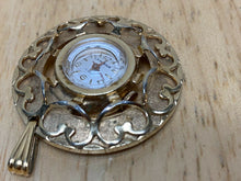 Load image into Gallery viewer, VTG LA MARQUE Swiss Lady Gold Tone Hand-Wind Necklace Pendant Pocket Watch Hours