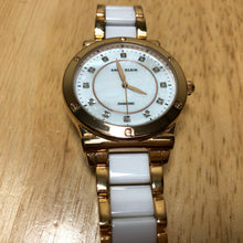 Load image into Gallery viewer, Anne Klein Lady 12 Real Diamonds Ceramic Analog Quartz Watch Hours~New Battery