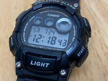 Load image into Gallery viewer, Casio W-735H Mens 100m Black Digital Vibration Alarm Quartz Watch Hours~New Batt