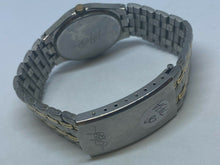 Load image into Gallery viewer, AES Men Lady Dual Tone Roman Dial Swiss Analog Quartz Watch Hour~Date~New Batter