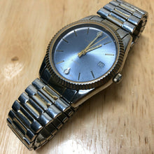 Load image into Gallery viewer, Vintage LA Express Men Dual Tone Fluted Bezel Analog Quartz Watch Hours~New Batt