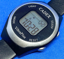 Load image into Gallery viewer, Cardex Epill Vibraplus Black Digital Vibration Alarm Chrono Quartz Watch Hours
