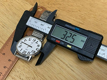 Load image into Gallery viewer, Vintage Timex Mens Silver White Large Numbers Analog Quartz Watch Hours~New Batt