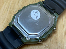 Load image into Gallery viewer, Casio W-218H Men 50m Green Black Digital Alarm Chrono Quartz Watch Hour~New Batt