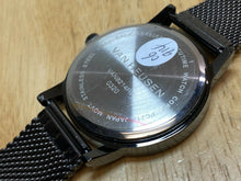 Load image into Gallery viewer, Unused Van Heusen Men Japan Movt Black Mesh Analog Quartz Watch Hour~New Battery